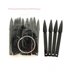 Gellex Stiletto Schwarze Farbdisplay-Waaierring 50 Stk.