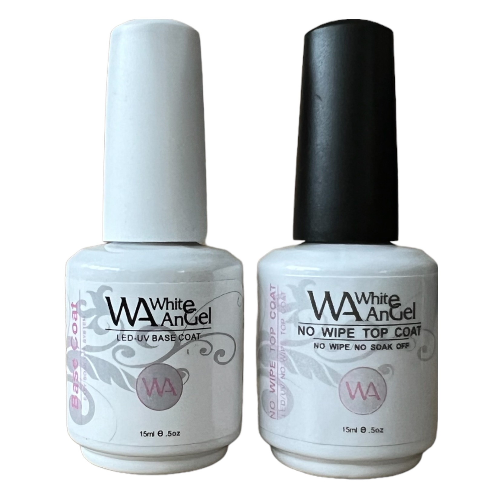 Gellex Gellex White Angel SET Base/No Wipe Top Coat - 15ml