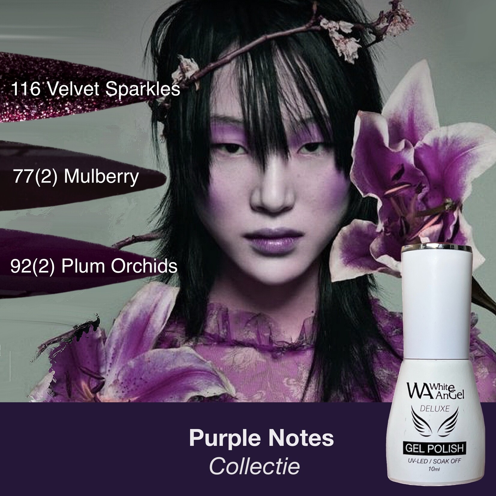 Gellex White Angel (Deluxe) - Purple Notes Collectie 10ml