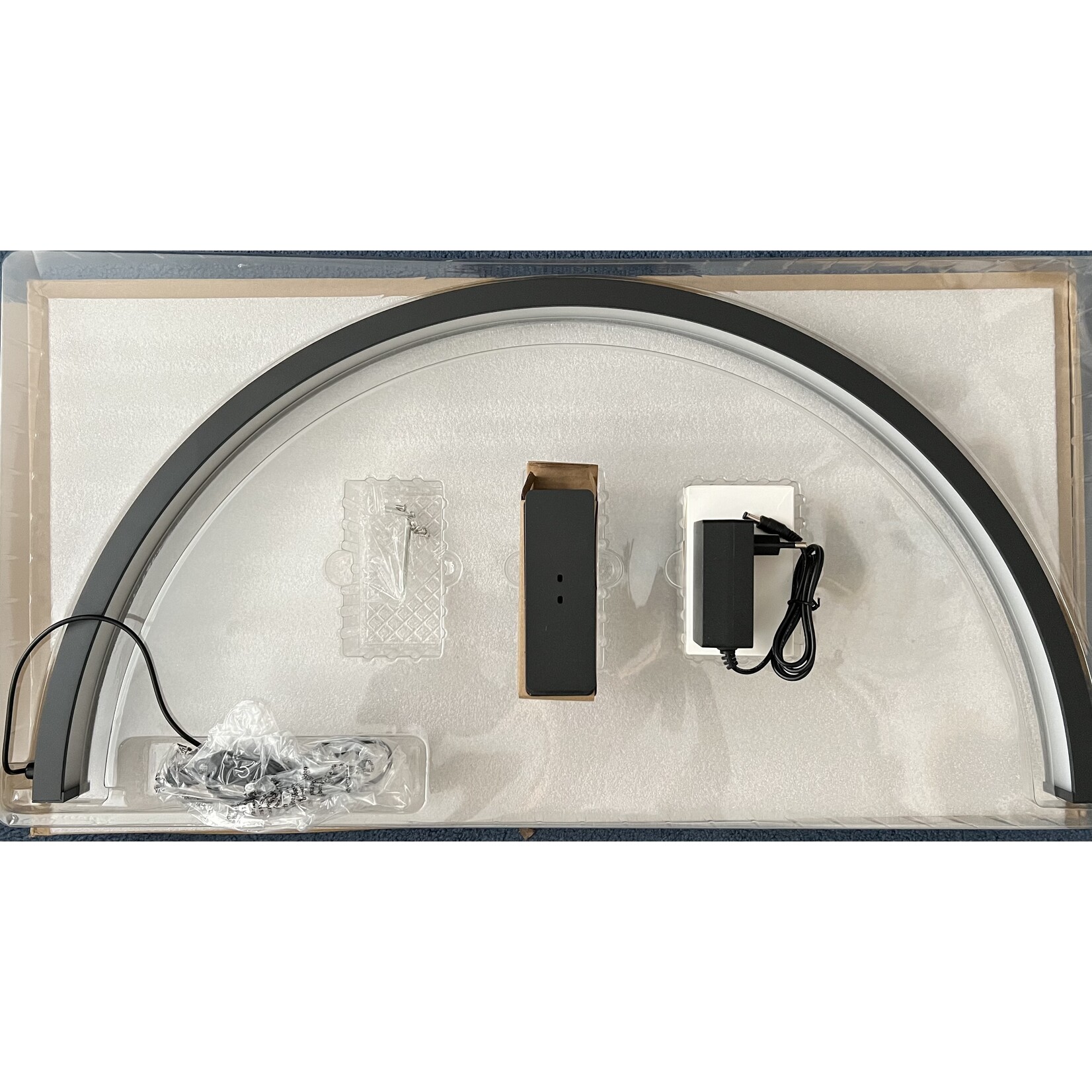 Gellex Gellex Half Moon Led Light Tischlampe - Schwarz