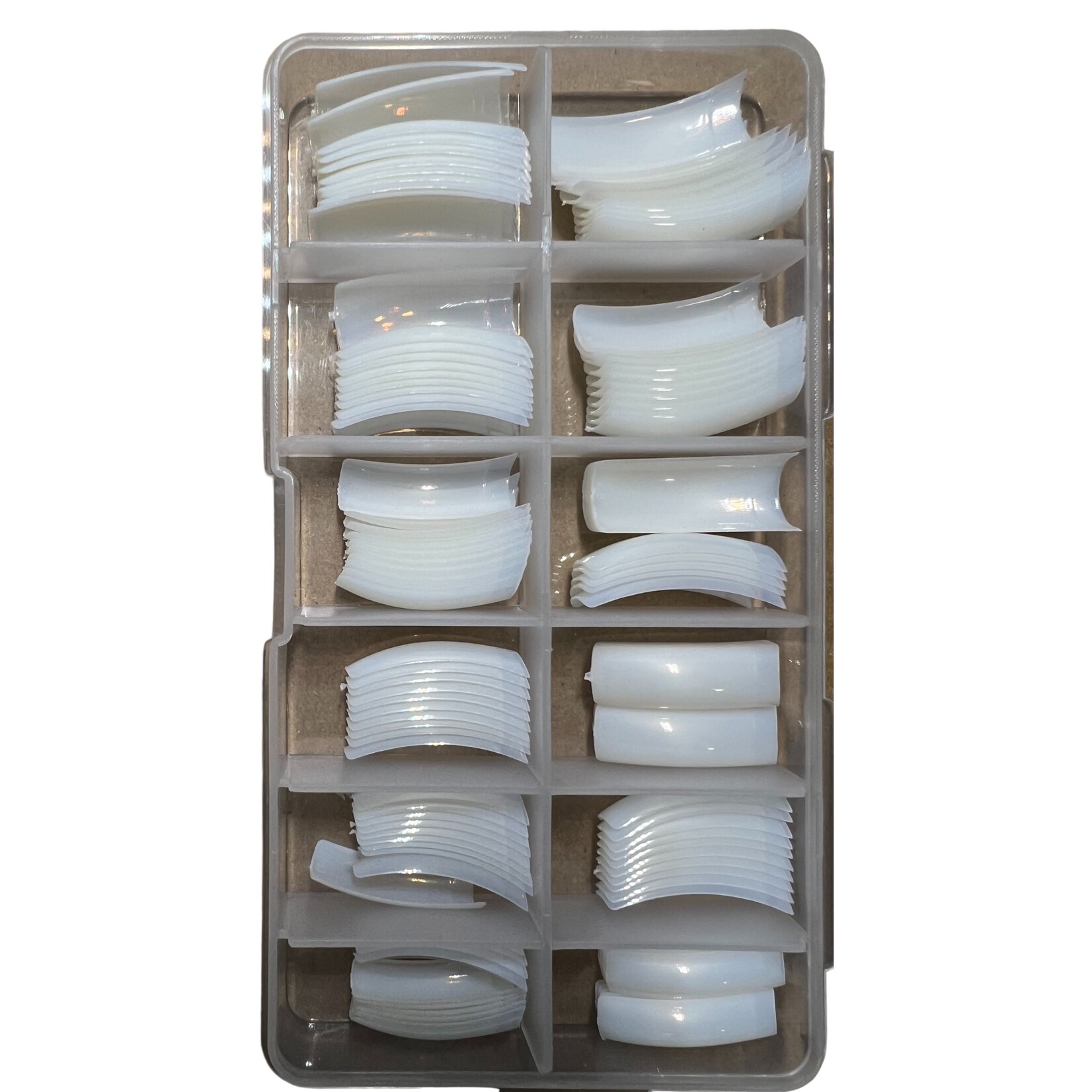 Gellex Gellex Natürliche Tips mit kurzem Ansatzstück 120 Stk