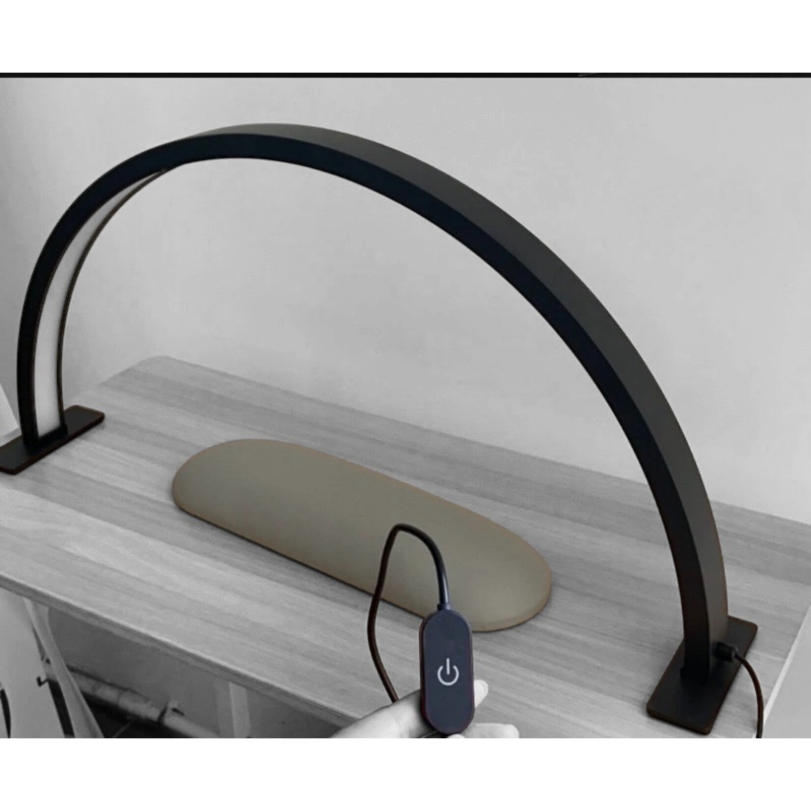 Gellex Gellex Half Moon Led Light Tischlampe - Schwarz