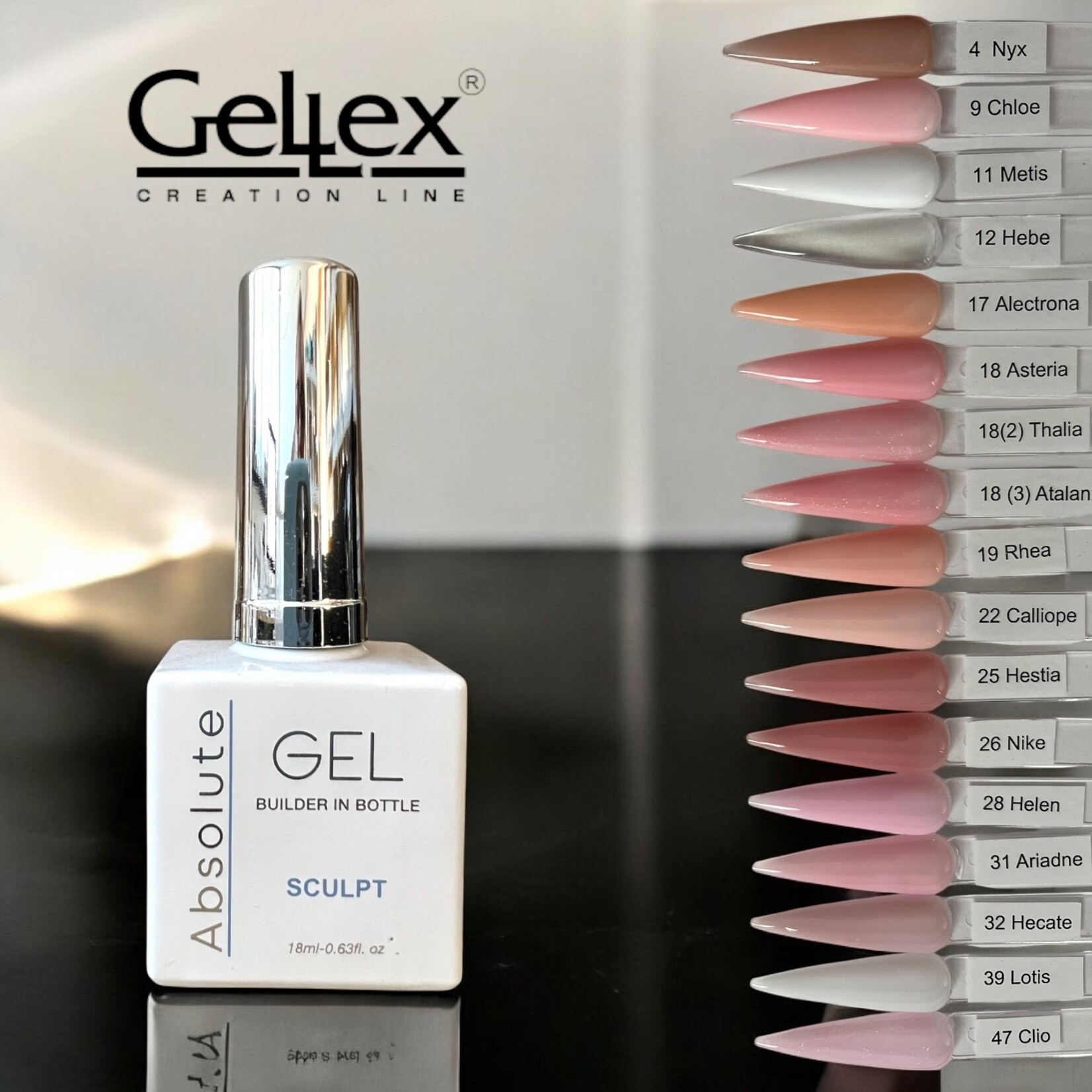Gellex Builder In A Bottle - (BIB) - SET #11 METIS -18ML