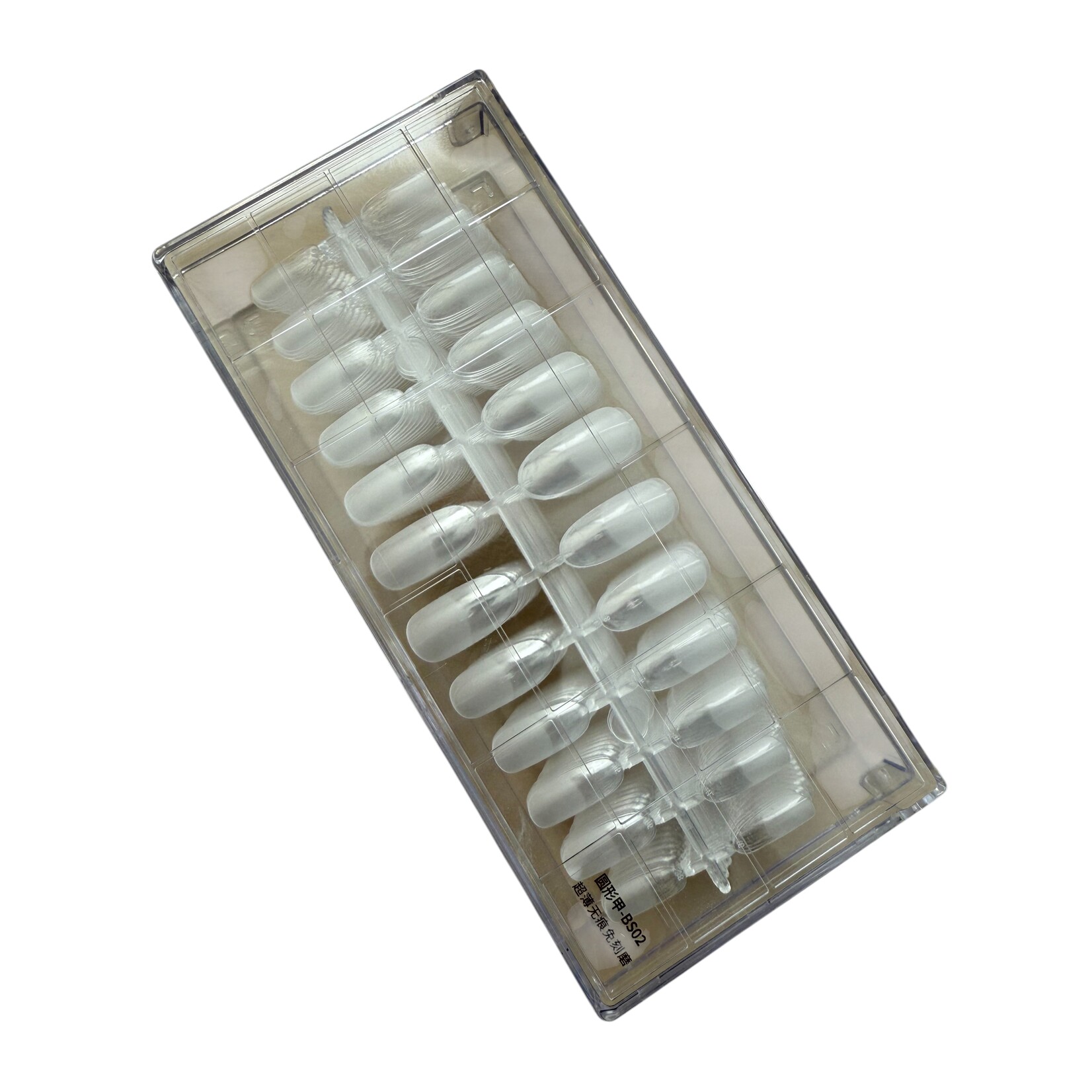 Gellex Gellex Full Cover Nail Tips Oval (Clear)-240 st.