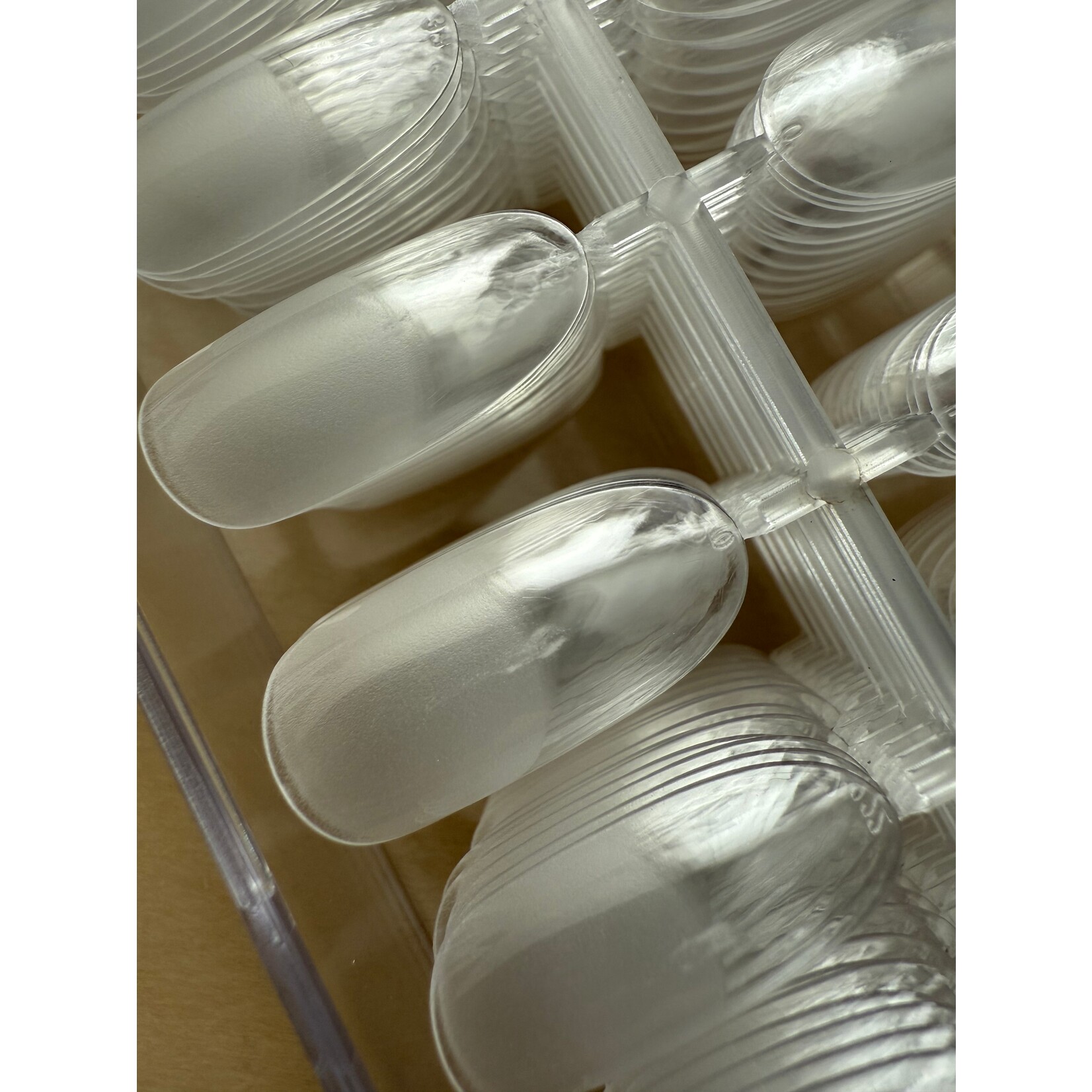 Gellex Gellex Full-Cover-Nageltips Oval (Clear) – 240 St.