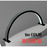 Gellex Gellex Half Moon Led Light Tischlampe Schwarz