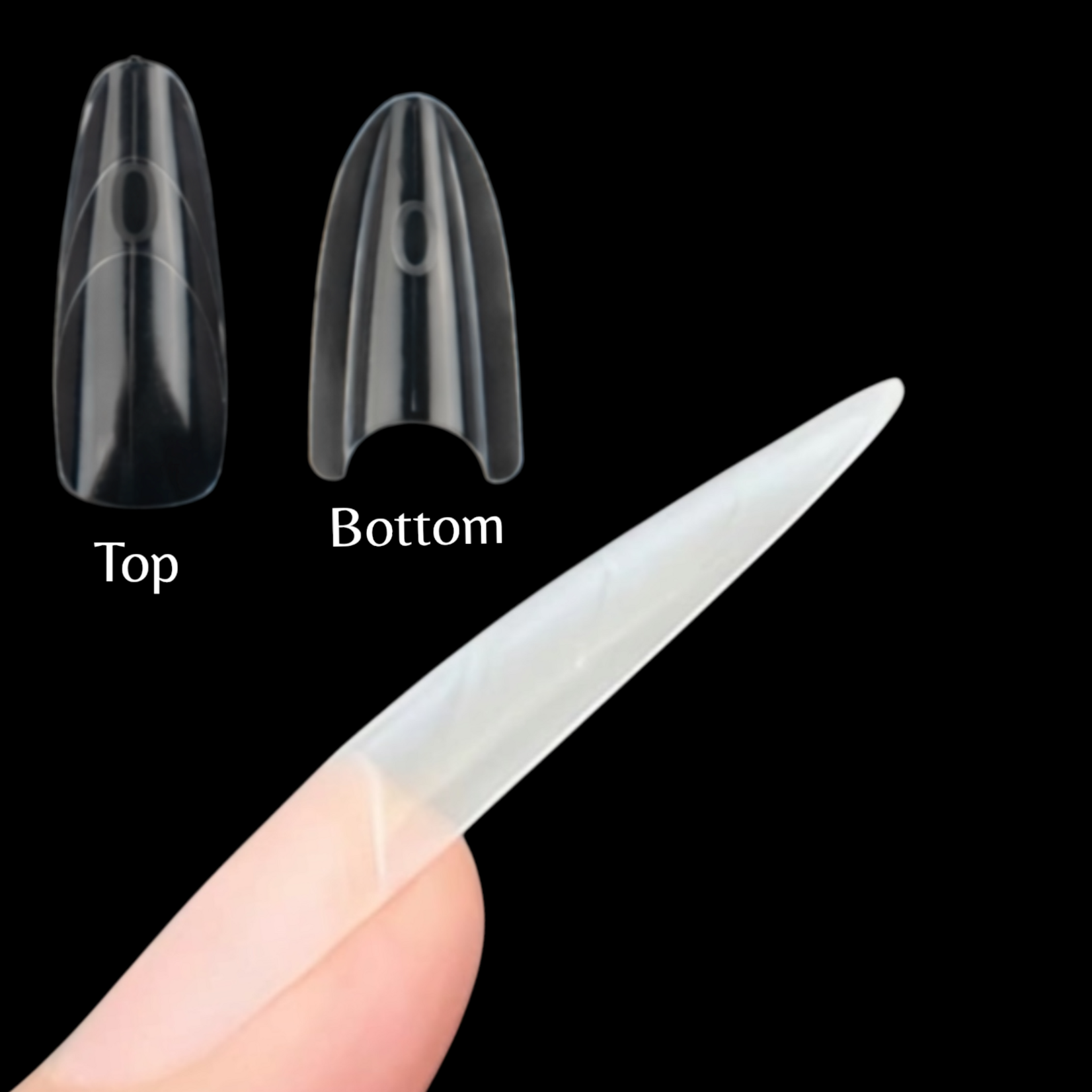 Gellex Sandwich Dual Nail Form  – Almond - 240 st.