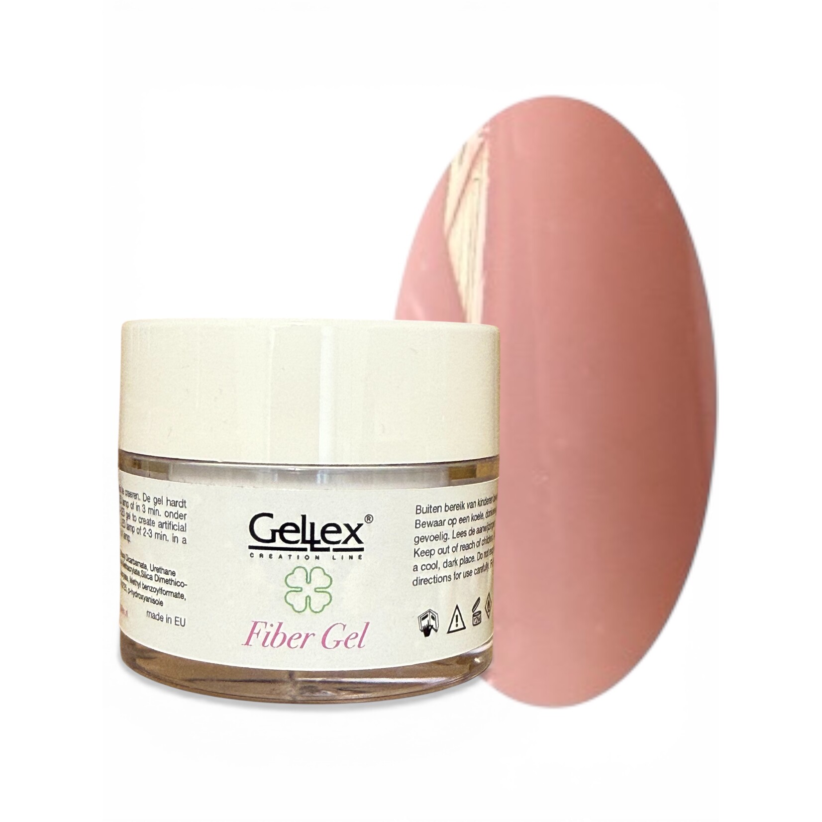 Gellex Gellex Prof-Fiber-Cover-Pink-Gel-50ml