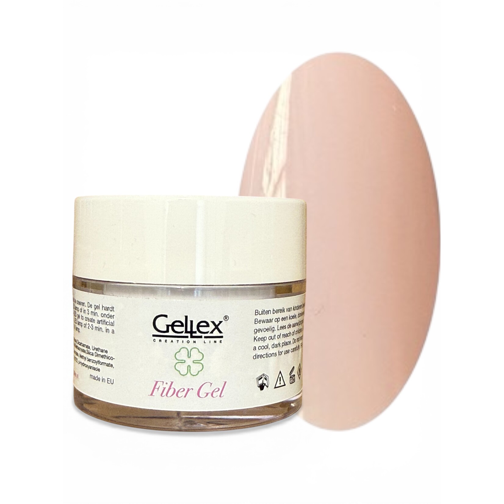 Gellex Nieuw! Gellex  Prof Fiber Nude Pink-Gel-50ml