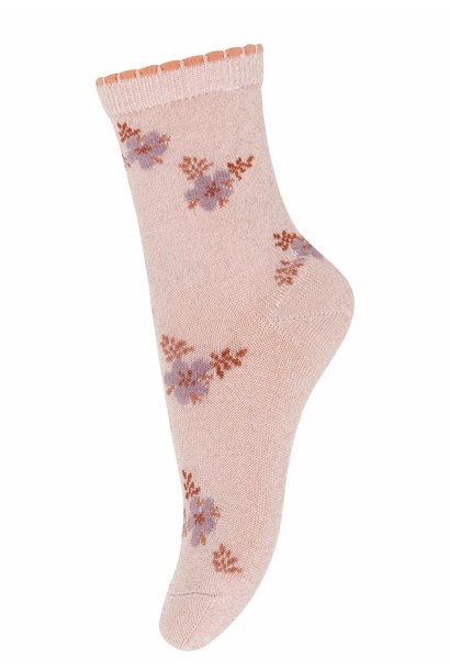 Lori glitter socks Rose Dust