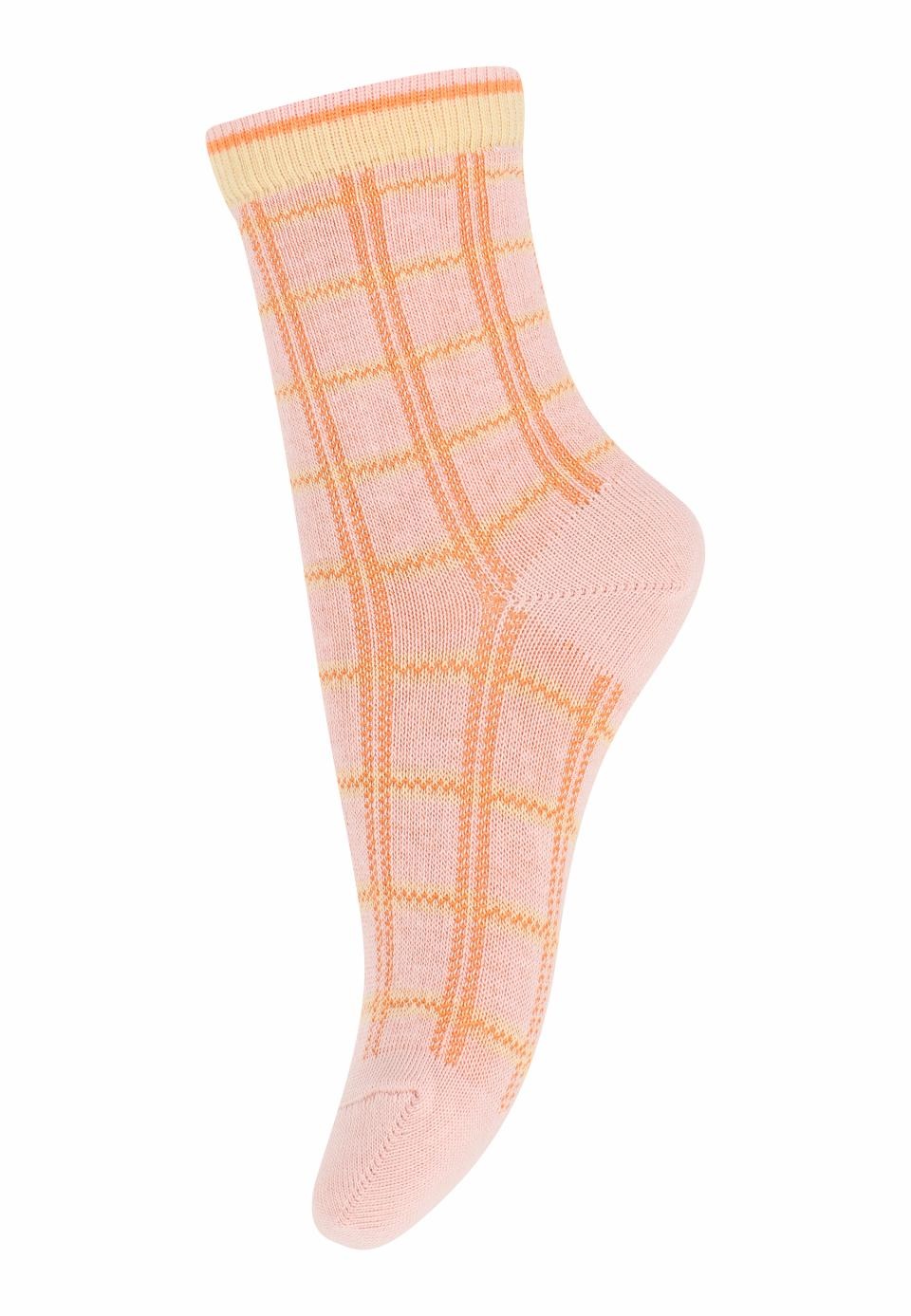 Elga Socks Peach Pink-1