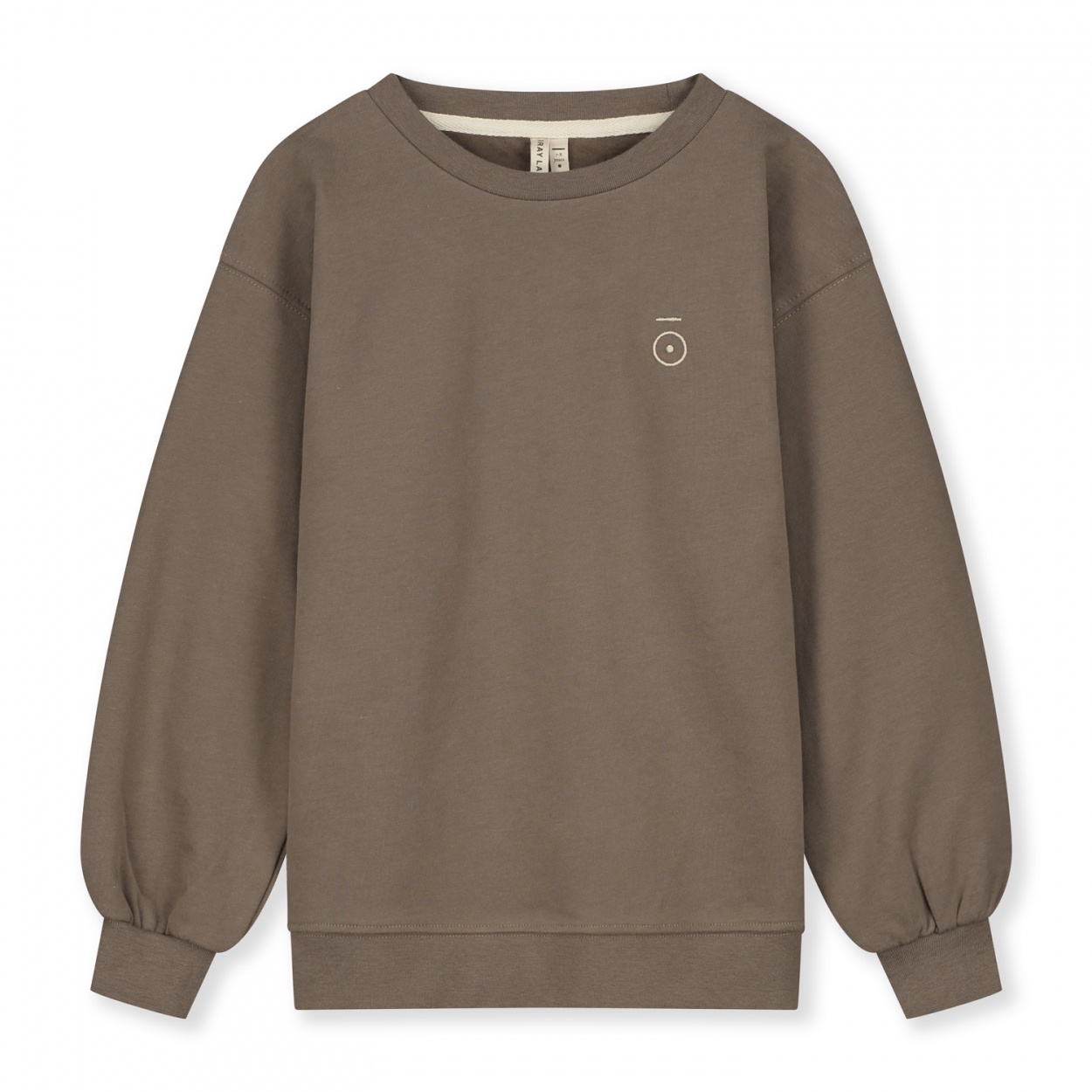 Dropped Shoulder Sweater GOTS – Brownie-1