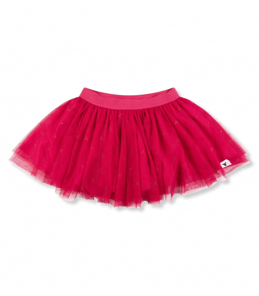 Kids Knitted Tule Skirt-1