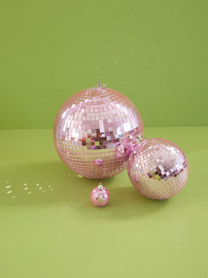 Disco Ball in Soft Pink Medium-1