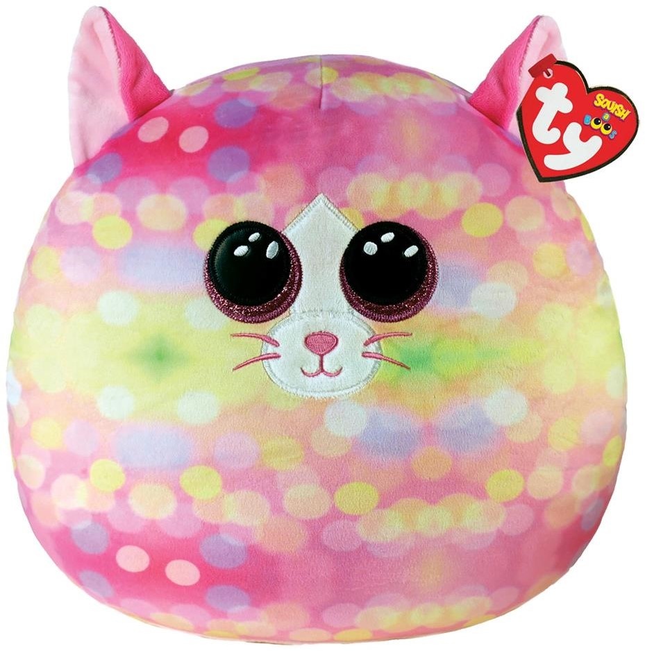 Ty Squish a Boo Sonny Pink Cat 31cm-1