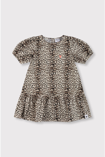 Kids Woven Leopard Dress