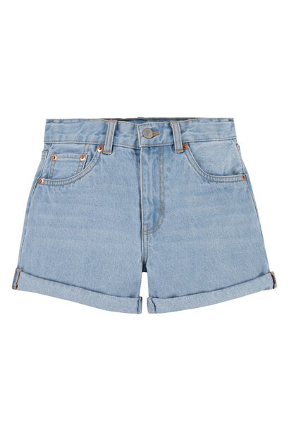 LVG MINI MOM SHORT W/ ROLL CUF DEWY MORNING