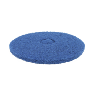 Schrobmachinepad 17 inch blauw (432 mm.)