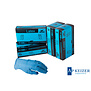 Handschoen Latex blauw Extra Large gepoederd 100 stuks