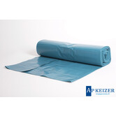 Afvalzak LDPE 90 x 110 cm T25 blauw 15 rol a 20 stuks