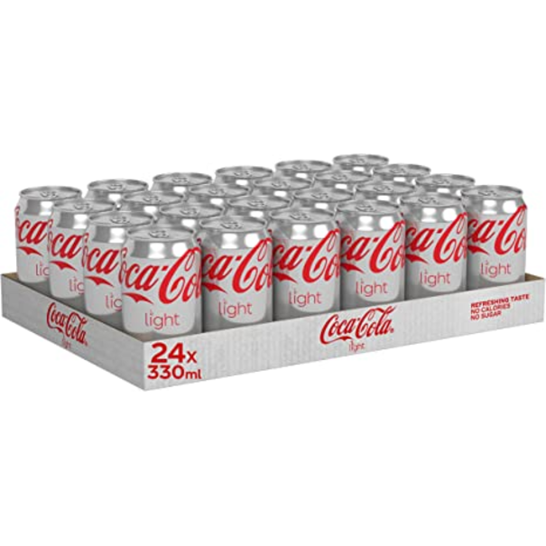 Coca-Cola blik light 33 cl. tray 24 pc
