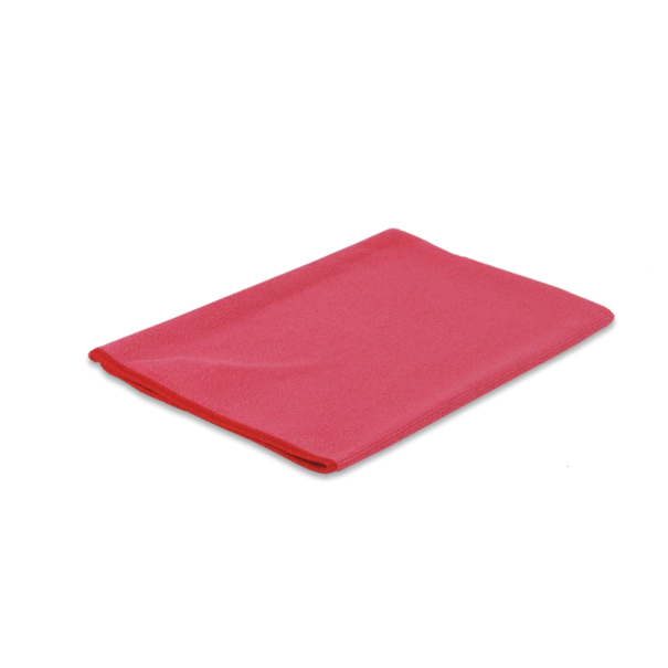 Wecoline Microvezel washandschoen rood set a 10 st