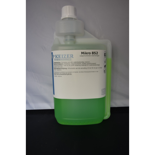 Mikro 852 Vloerreiniger 12 x 1 liter doseerflacon