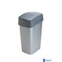 Afvalbak Ocean Pacific 50 liter Zilver / Antraciet