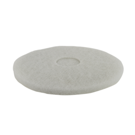 Schrobmachinepad 14 inch wit (356mm)