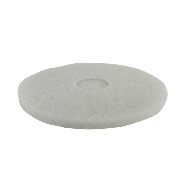 Schrobmachinepad 16 inch wit (406 mm.)