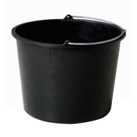 Emmer zwart 12 liter