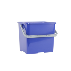 Emmer blauw 6 liter voor werkwagen