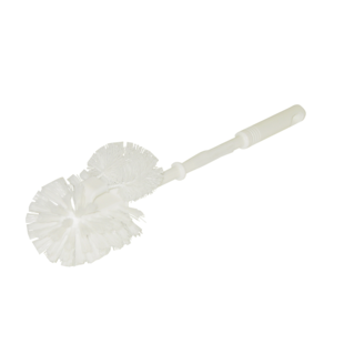 Toiletborstel met randreiniger wit