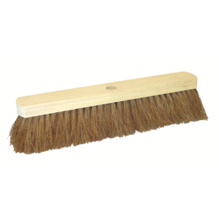 Zaalbezem kokos 100 cm plat ongelakt