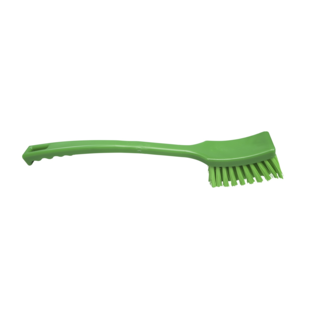 HCS Afwasborstel lange steel 410 x 45 mm medium groen