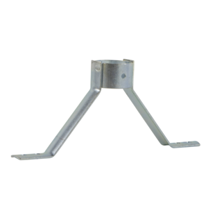 Steelhouder metaal hoog  75 mm doorsnee 28 mm