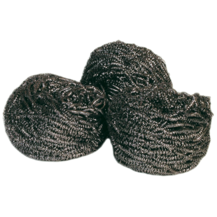 Reinigingsspons RVS 40 gram 10 pc