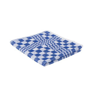 Keukendoek blok ca. 50x50 cm blauw set à 3