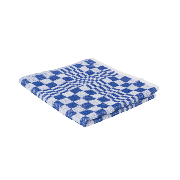 Keukendoek blok ca. 50x50 cm blauw set à 3