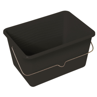 Verfemmer kunststof 12 liter zwart