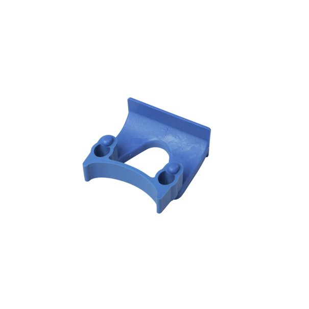 HCS klem voor ophangrail 22-32 mm blauw