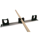 Toolflex ophangstrip 50 cm zwart met klemmen 3 x 20/30 mm.