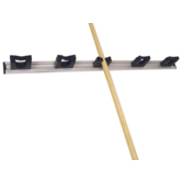 Toolflex ophangstrip 90 cm zwart met klemmen 5 x 20/30 mm