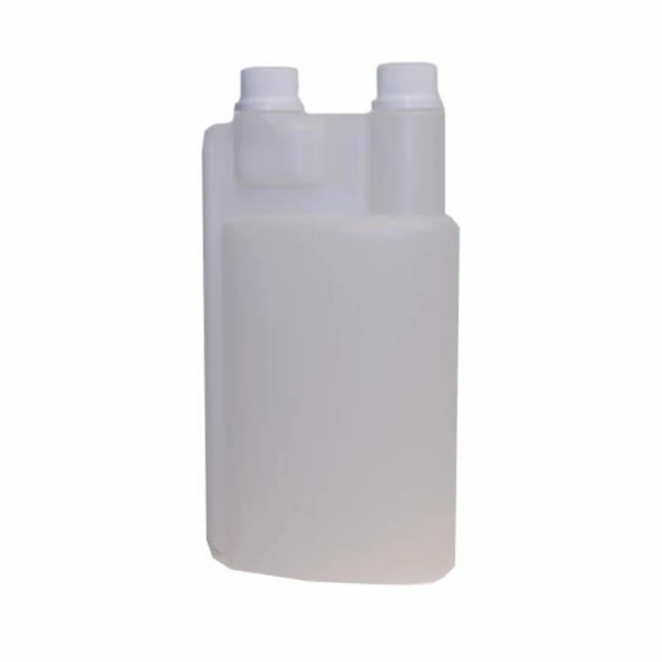 Doseerfles plat met dop 1 liter