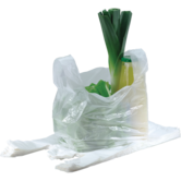 Hemddraagtas HDPE 27/6 x 48 cm wit 2000 stuks