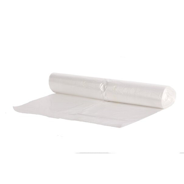 Afvalzak HDPE 60 x 80 cm T23 transparant 25 rol a 20 stuks