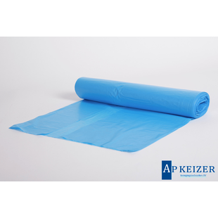 Afvalzak HDPE 70 x 110 cm T30 blauw 15 rol a 20 stuks