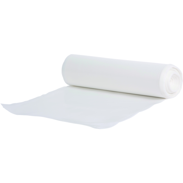 Afvalzak LDPE 55 x 65 cm T30 wit 20 rol a 25 stuks