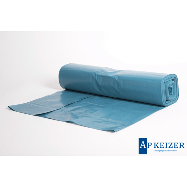 Afvalzak LDPE 70 x 110cm T70 blauw 10 rol a 20 stuks
