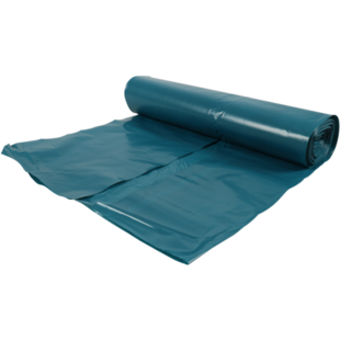 Afvalzak LDPE 80 x 110 cm T60 blauw 10 rol a 20 stuks